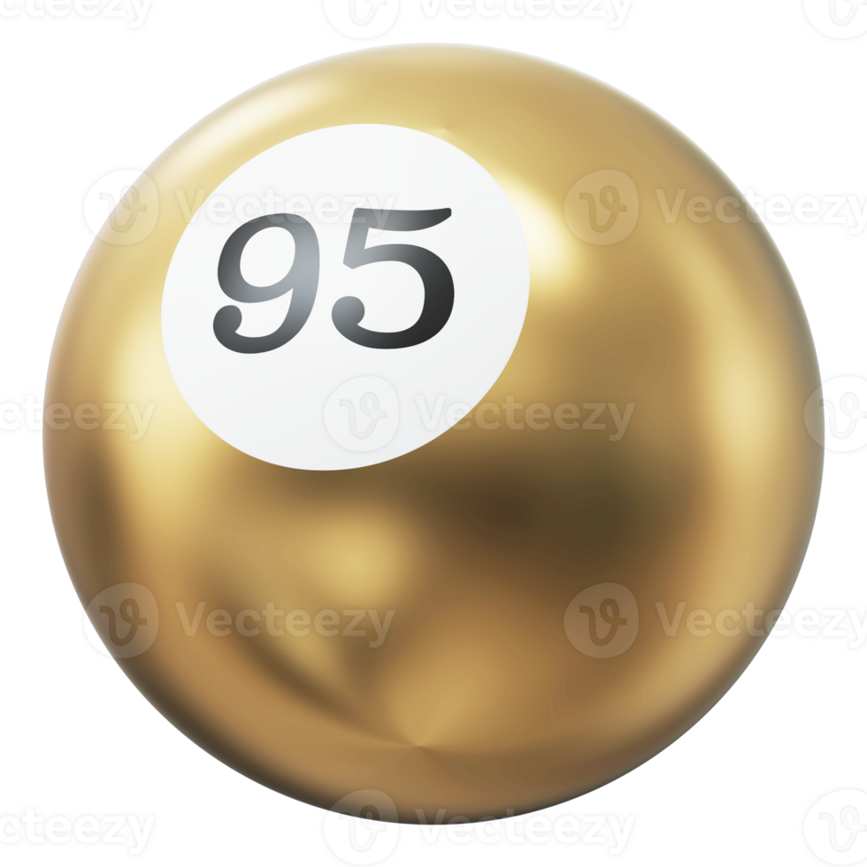 Ball 3D Icon Number 95 png