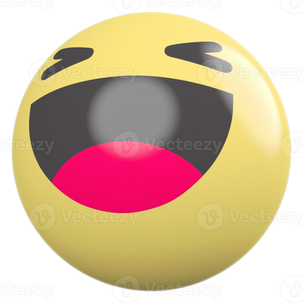Icon 3D Emoji HaHa png