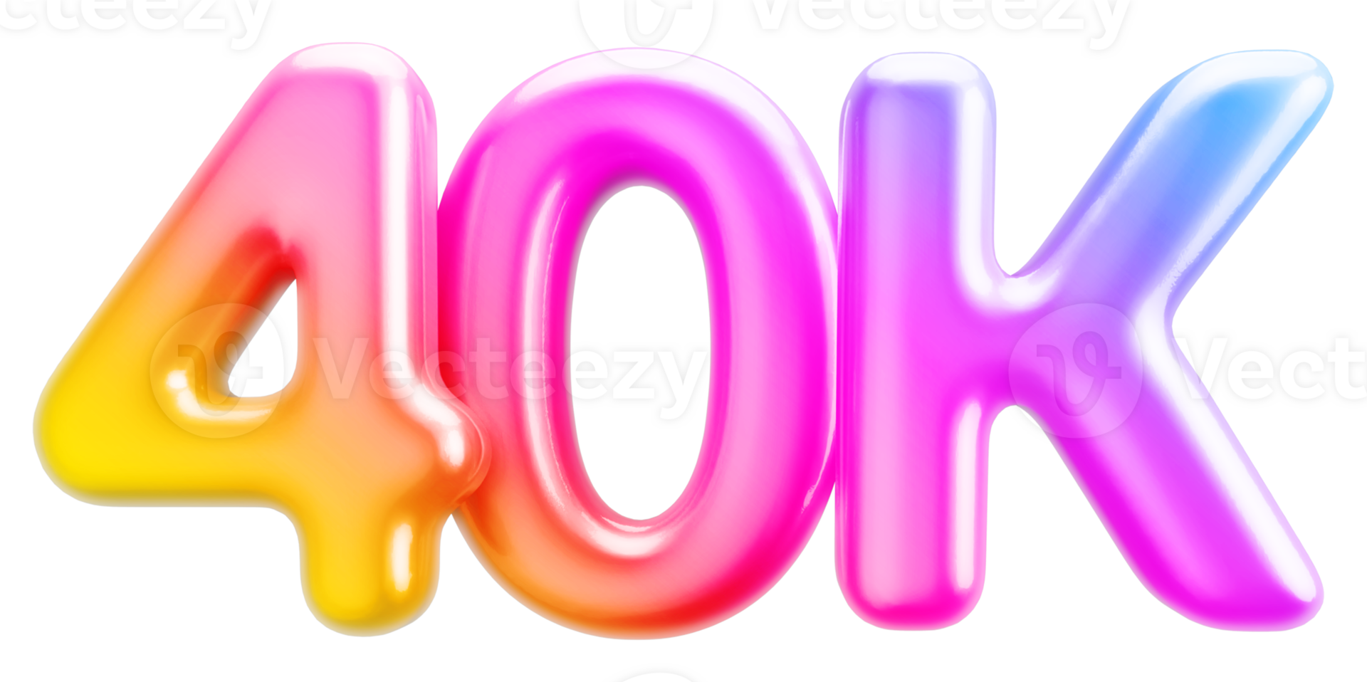 40k Followers Gradient png