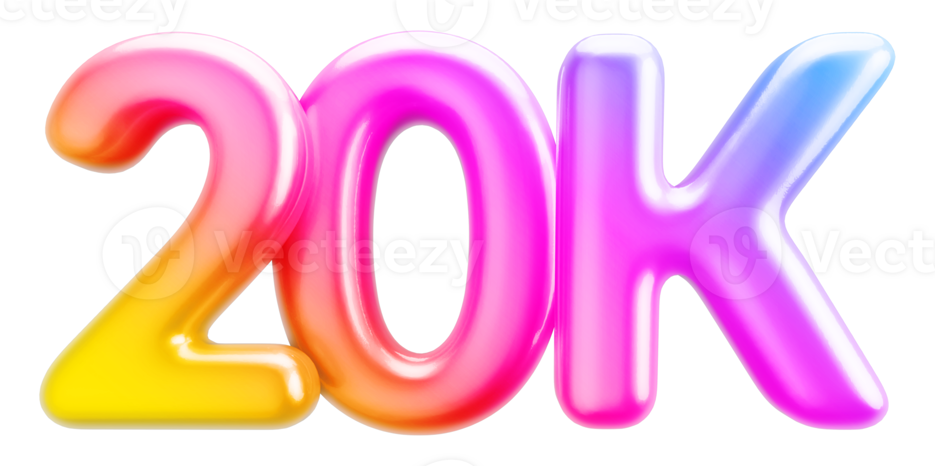 20k Followers Gradient png