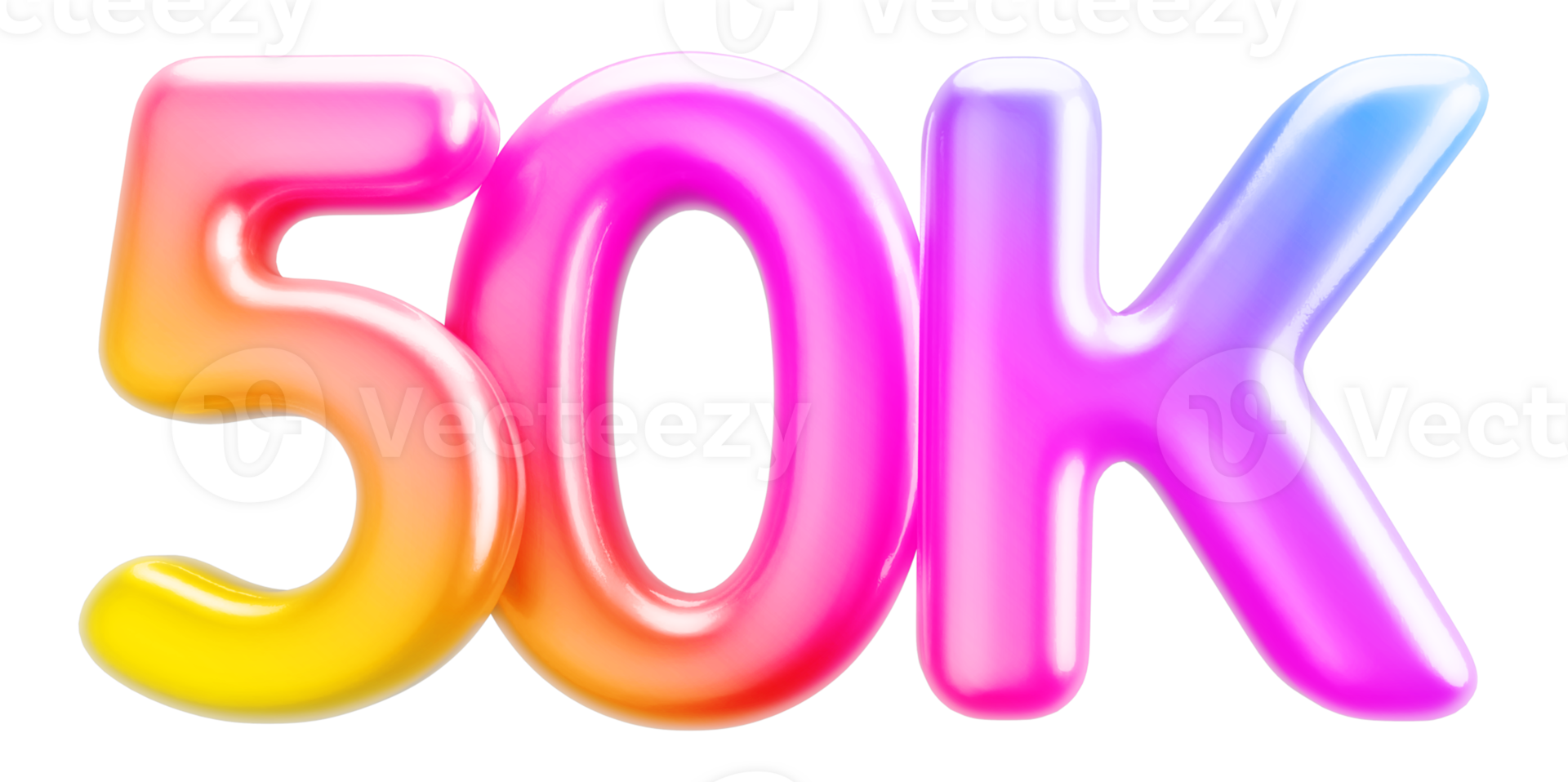50k Followers Gradient png