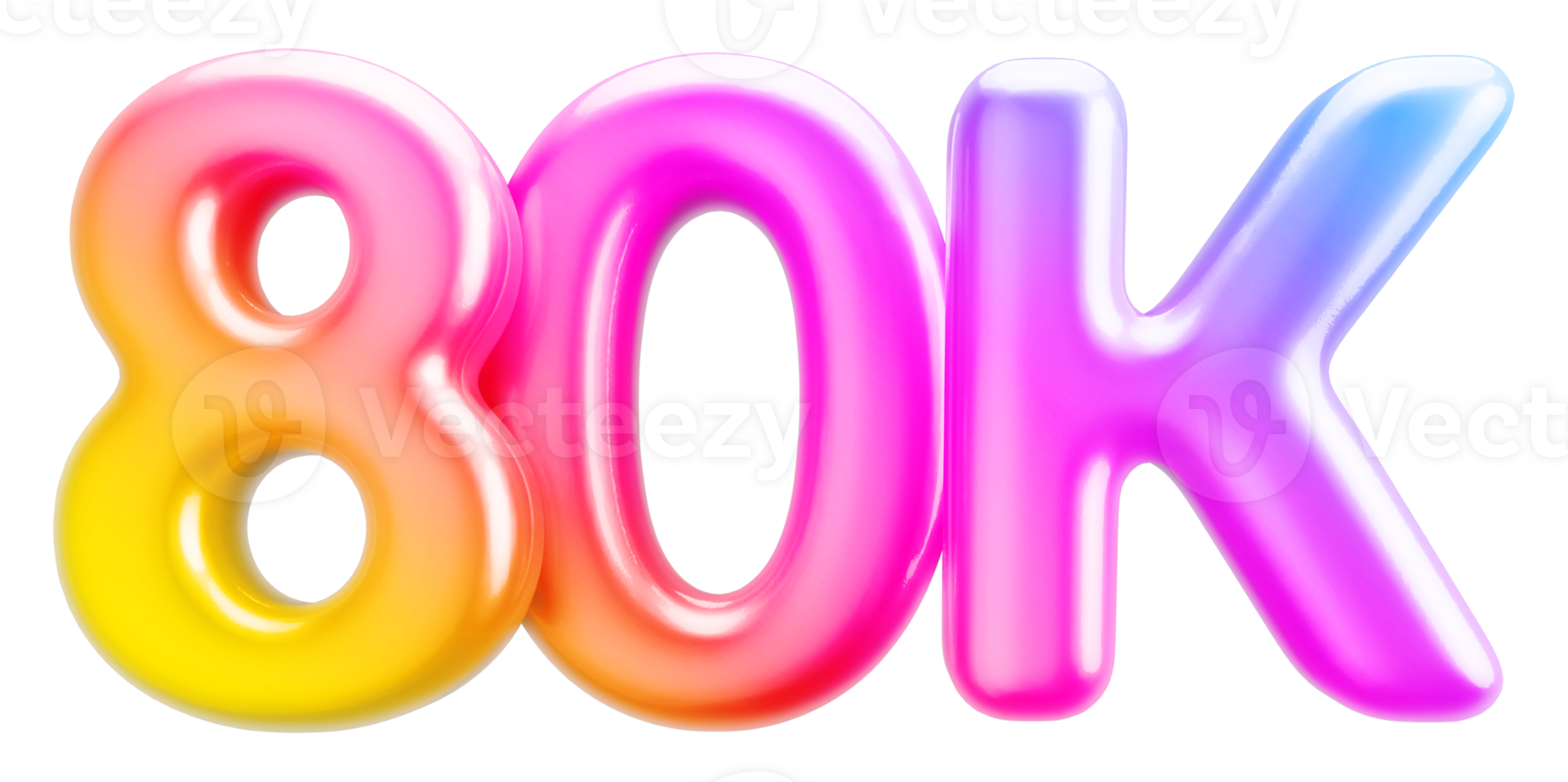 80k Followers Gradient png