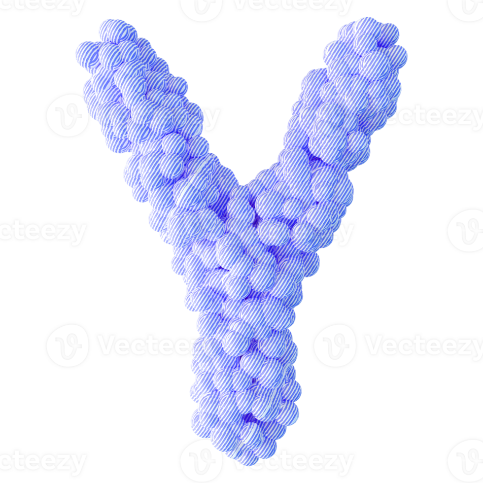 3D Font Letter Y uppercase png