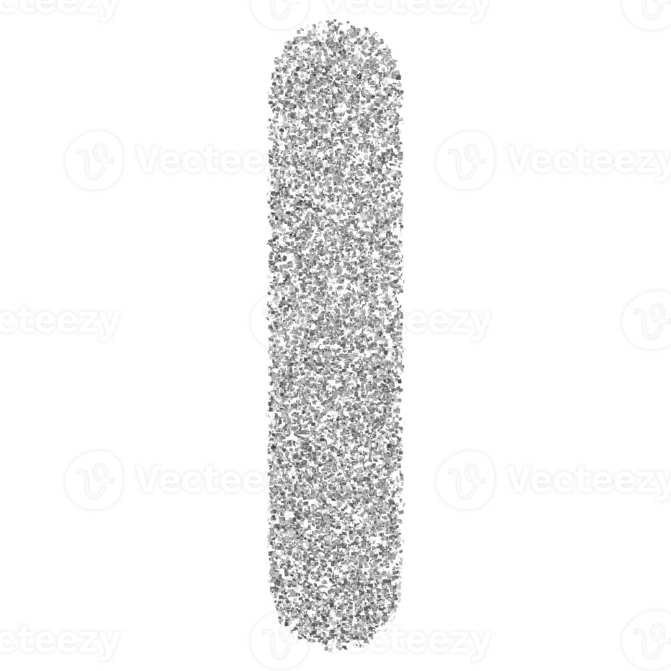 3D Font Letter I uppercase png
