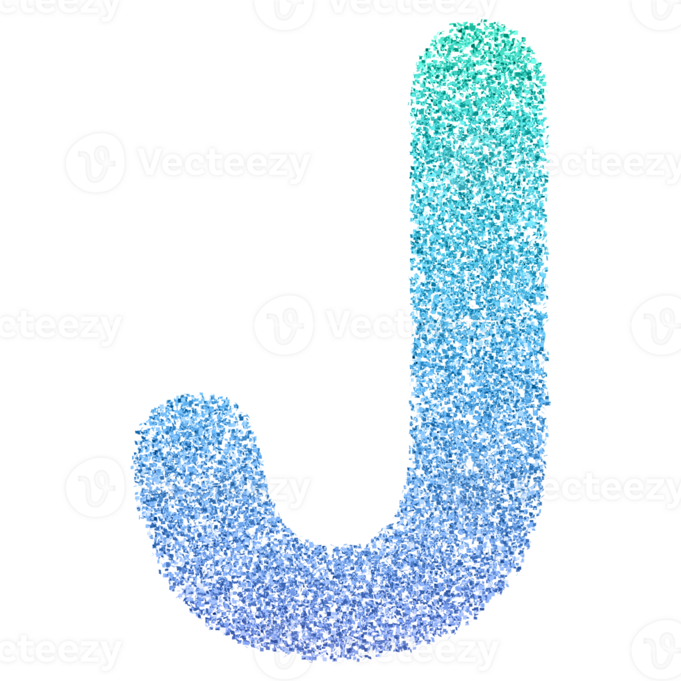 3D Font Letter J uppercase png