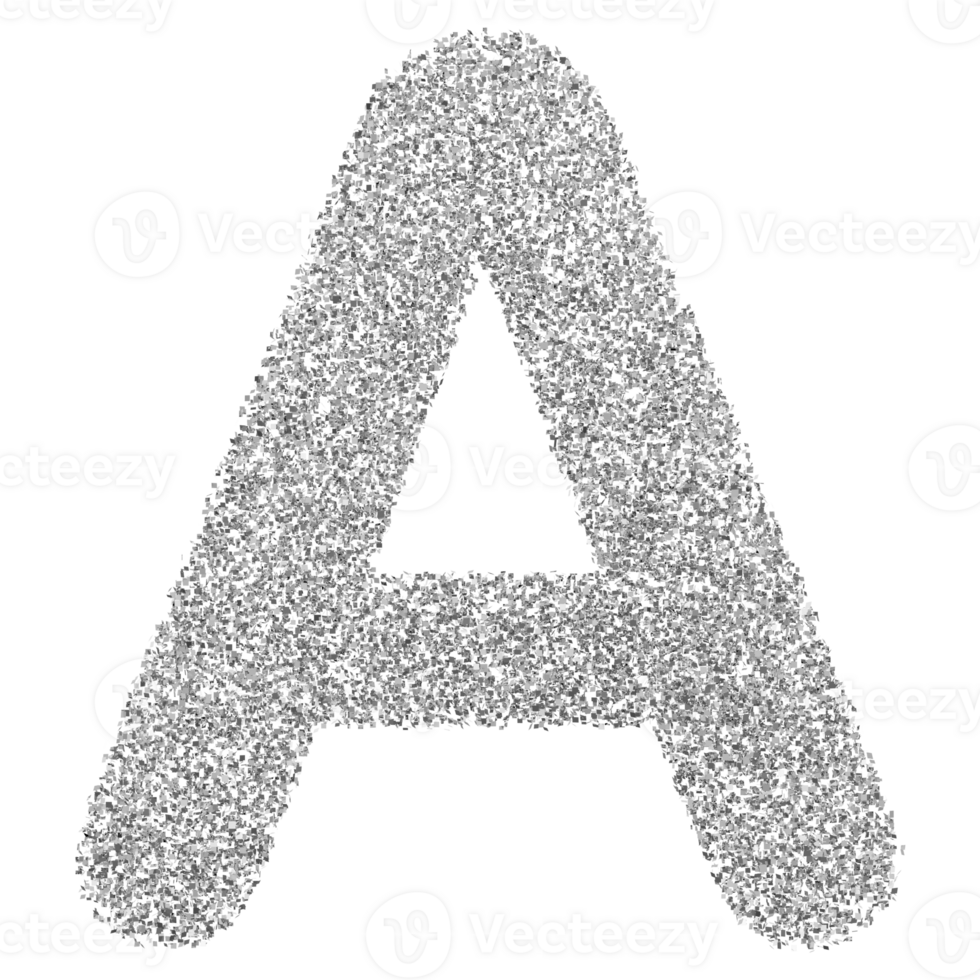 3D Font Letter A uppercase png
