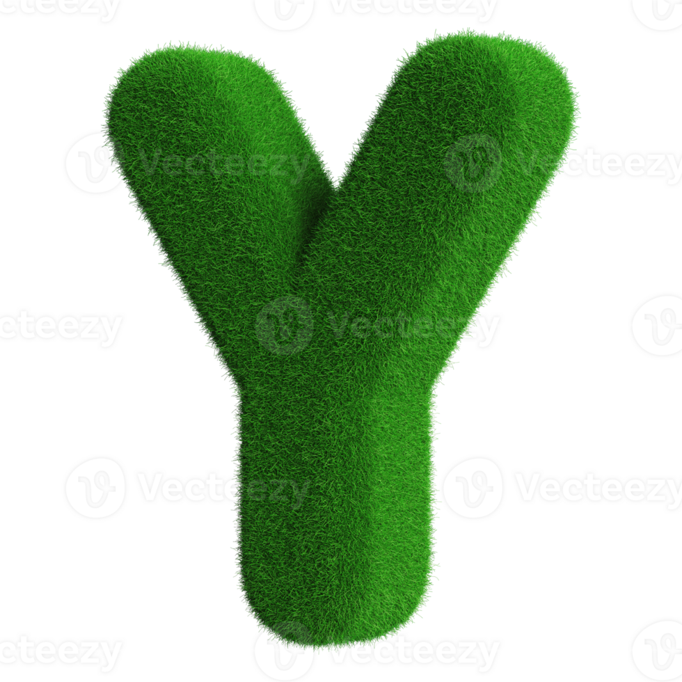 3D Font Letter Y uppercase png