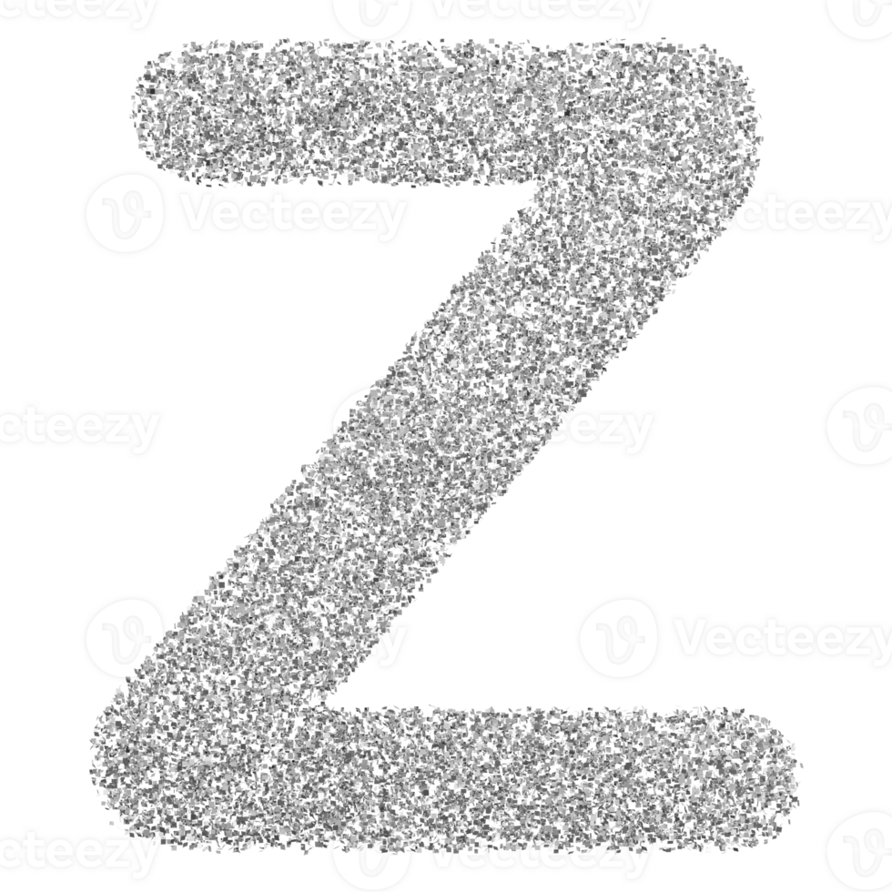 3D Font Letter Z uppercase png