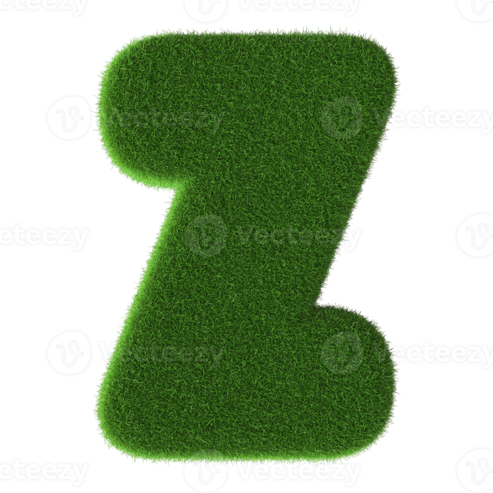 3D Font Letter Z uppercase png