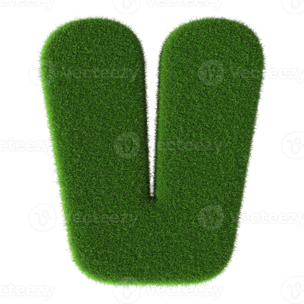 3D Font Letter V uppercase png