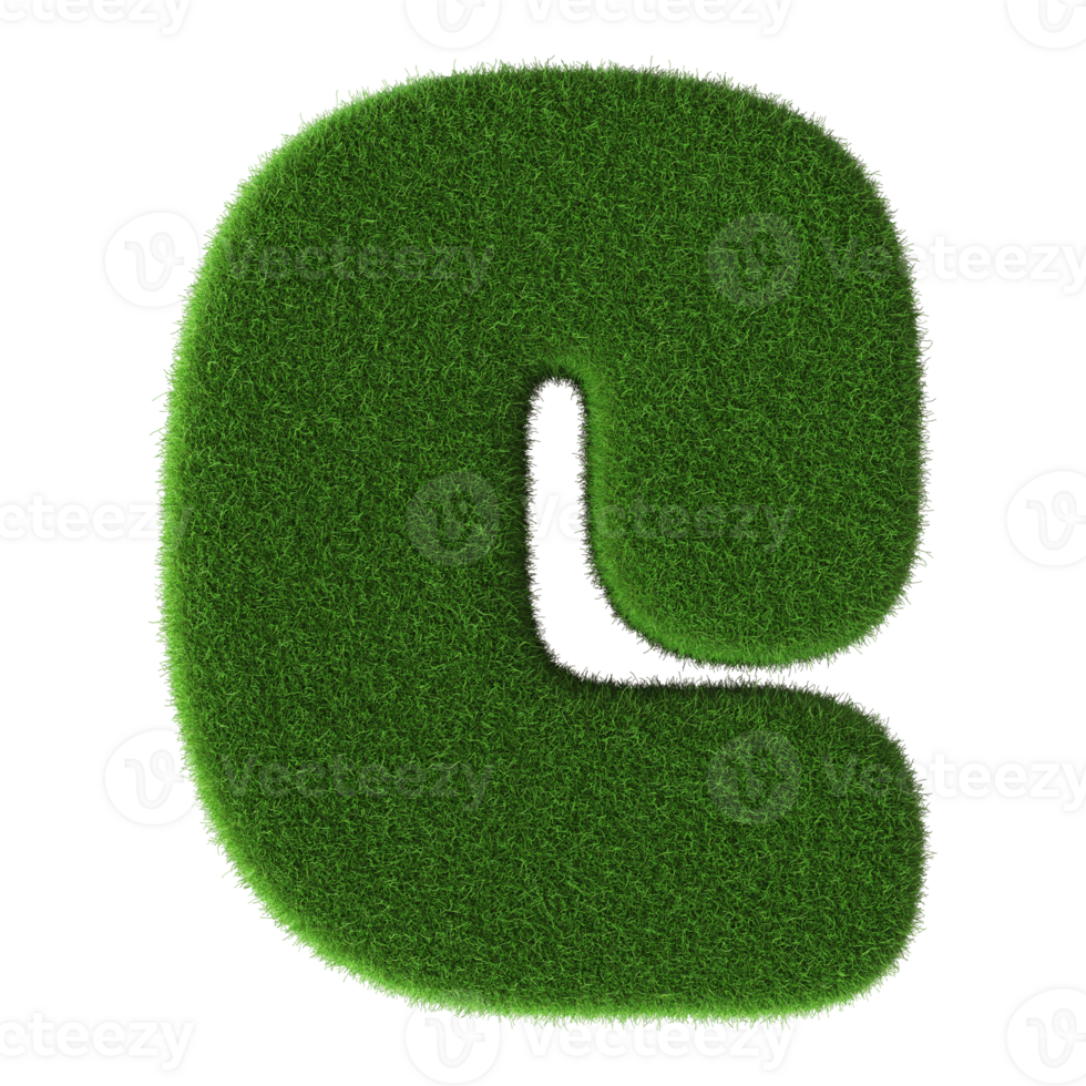3D Font Letter C uppercase png