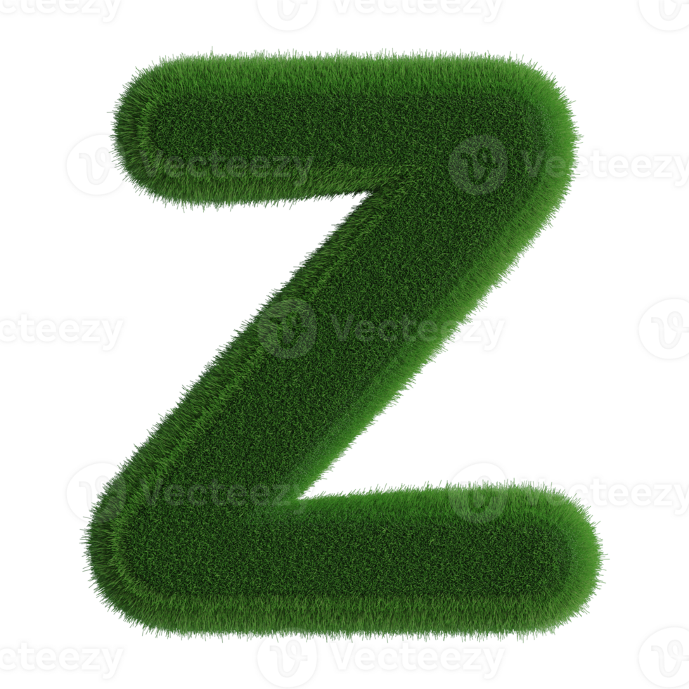 3D Font Letter Z uppercase png