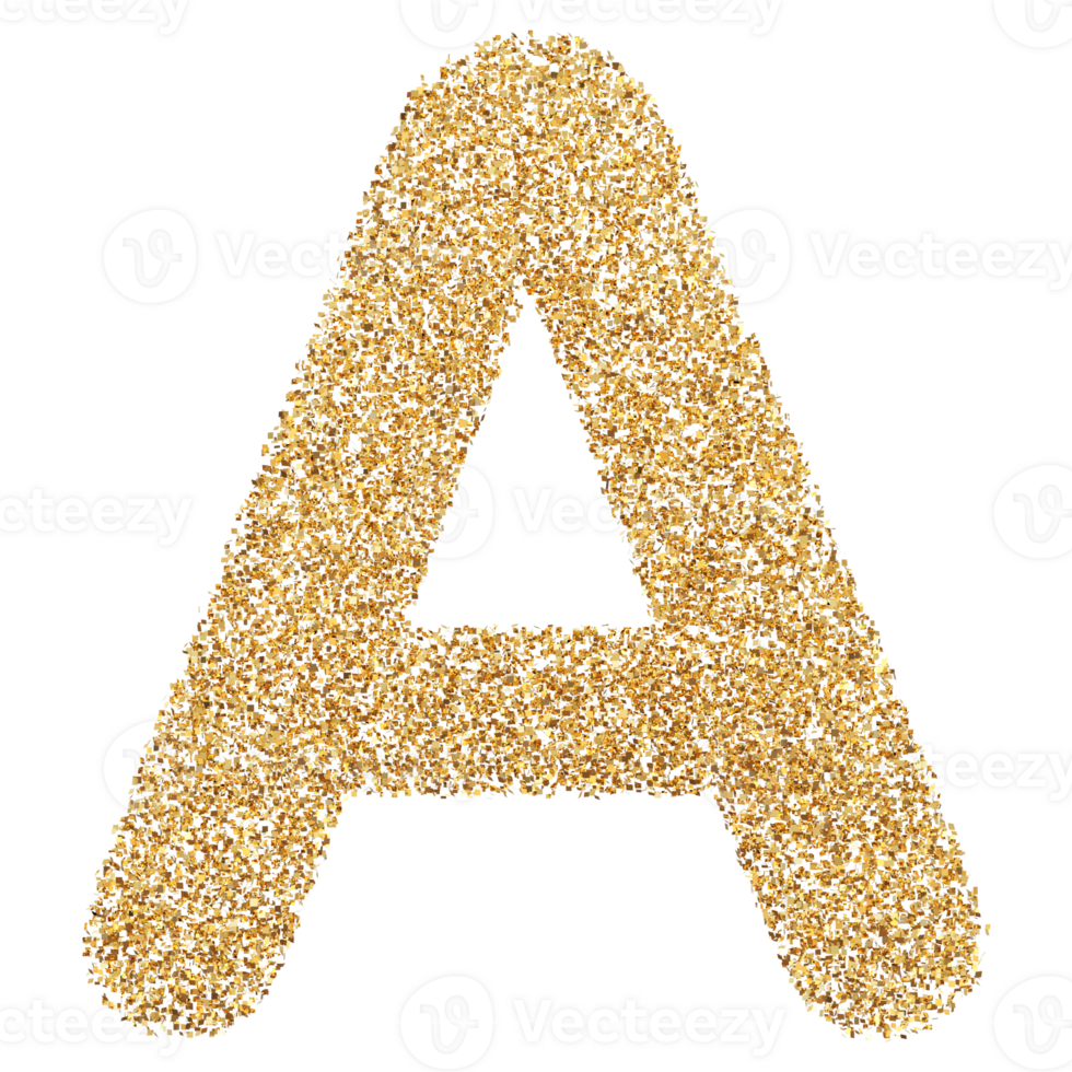 3D Font Letter A uppercase png