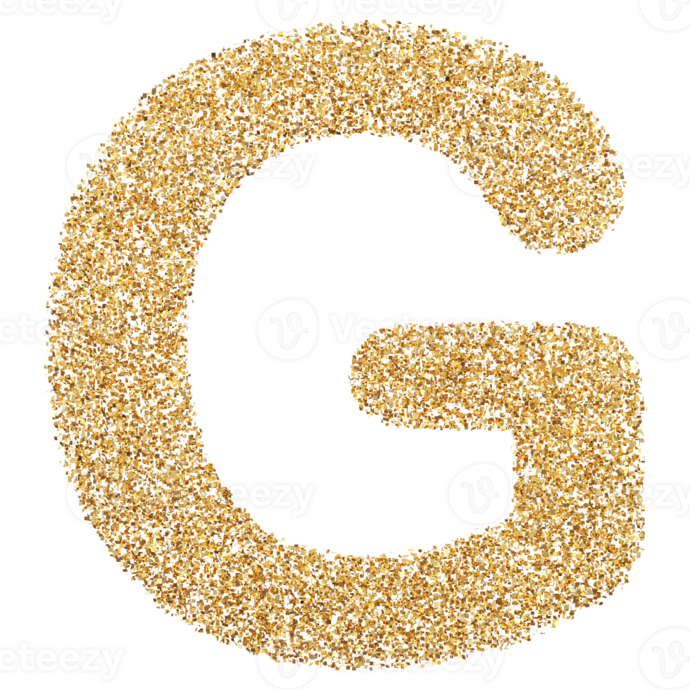 3D Font Letter G uppercase png