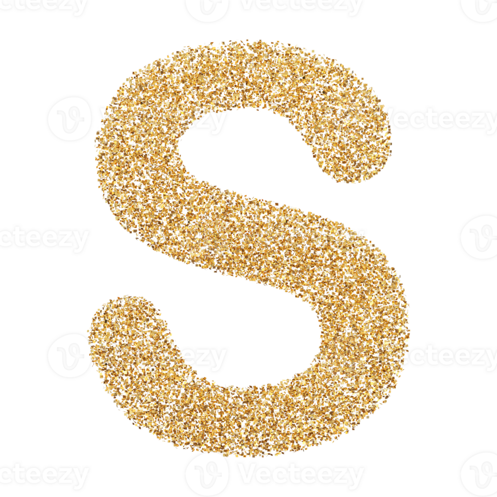 3D Font Letter S uppercase png