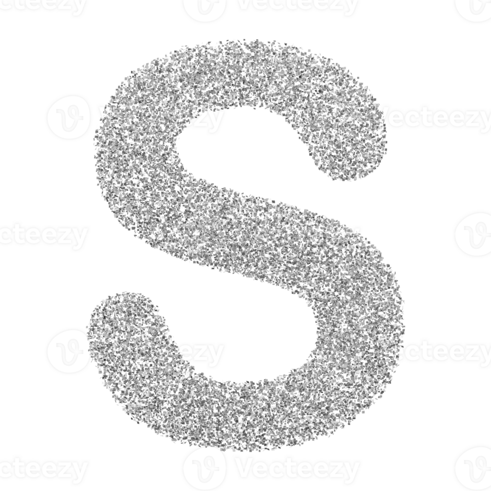 3D Font Letter S uppercase png