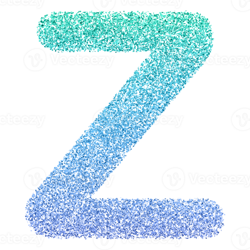 3D Font Letter Z uppercase png