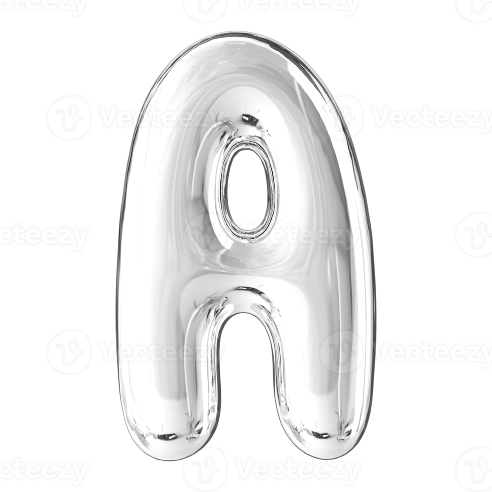 3D Font Letter A uppercase png