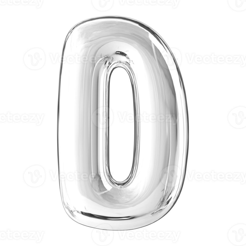 3D Font Letter D uppercase png