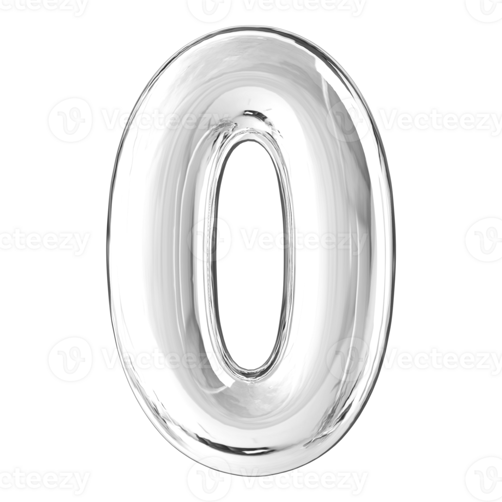 3D Font Letter O uppercase png