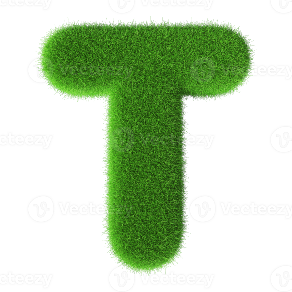 3D Font Letter T uppercase png