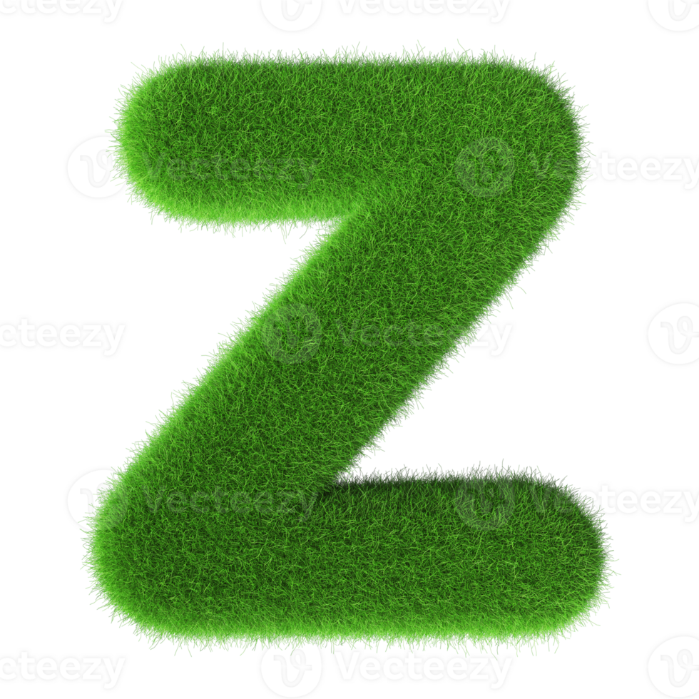 3D Font Letter Z uppercase png