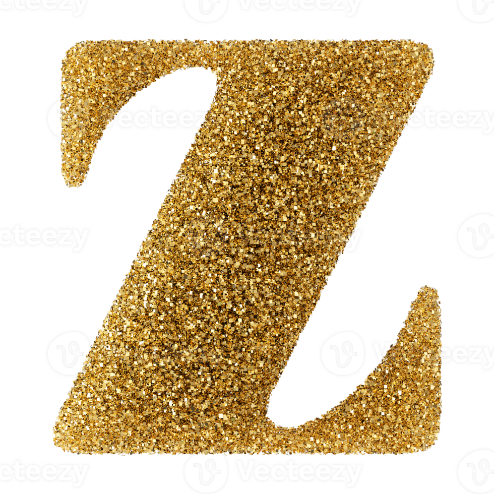3D Font Letter Z uppercase png