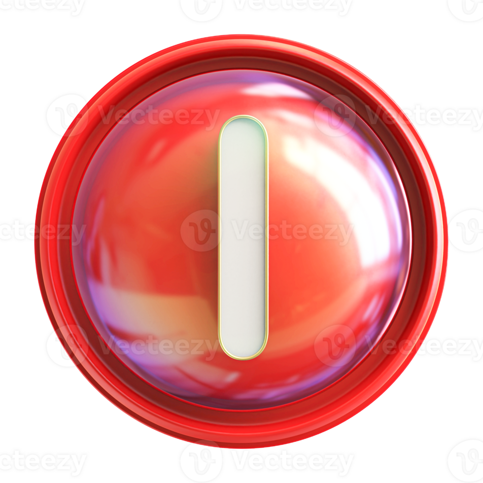 Icon 3D Font Letter I uppercase png