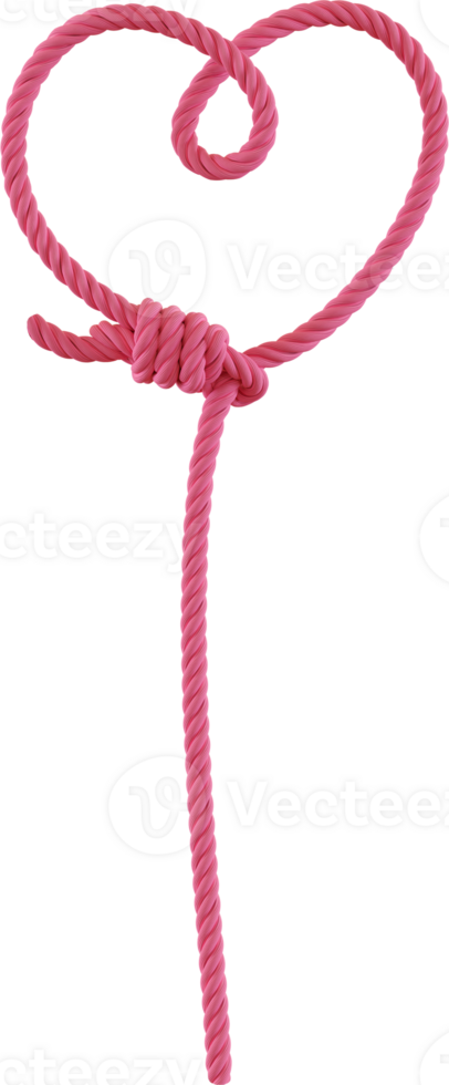 rope heart knot png