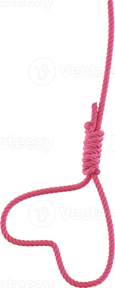 rope in heart shape png