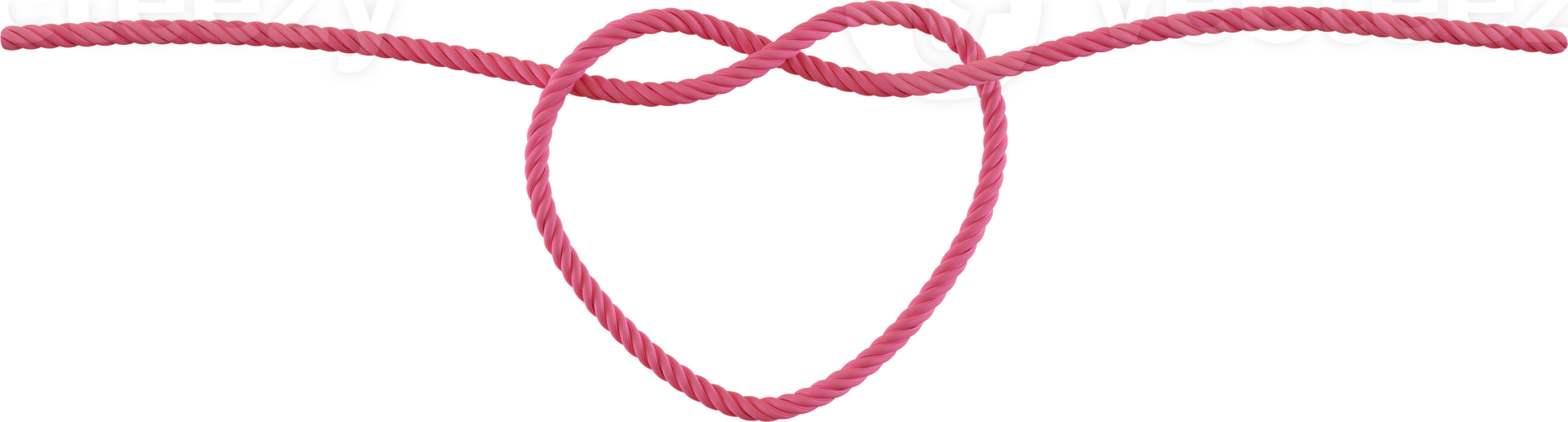 heart shaped rope png