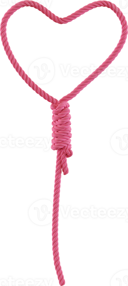 pink rope knot png