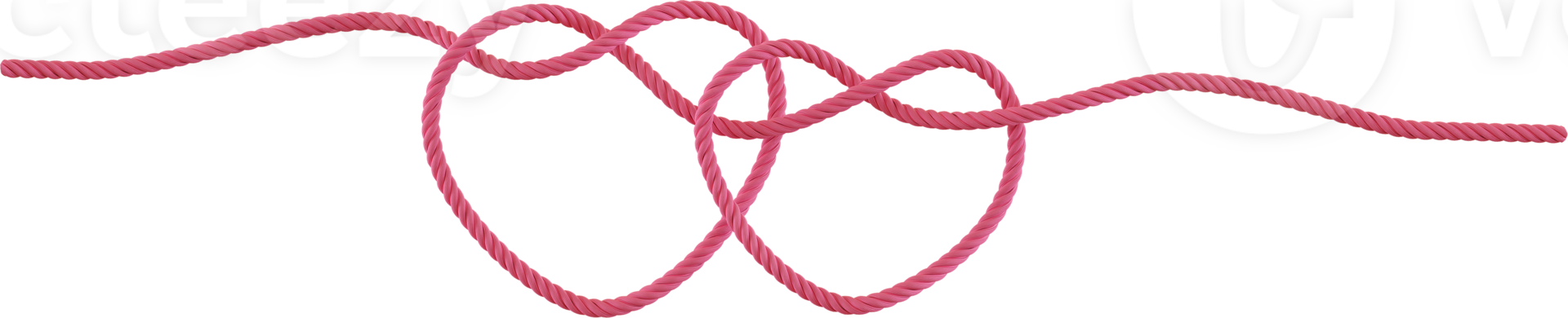 pink rope knot png