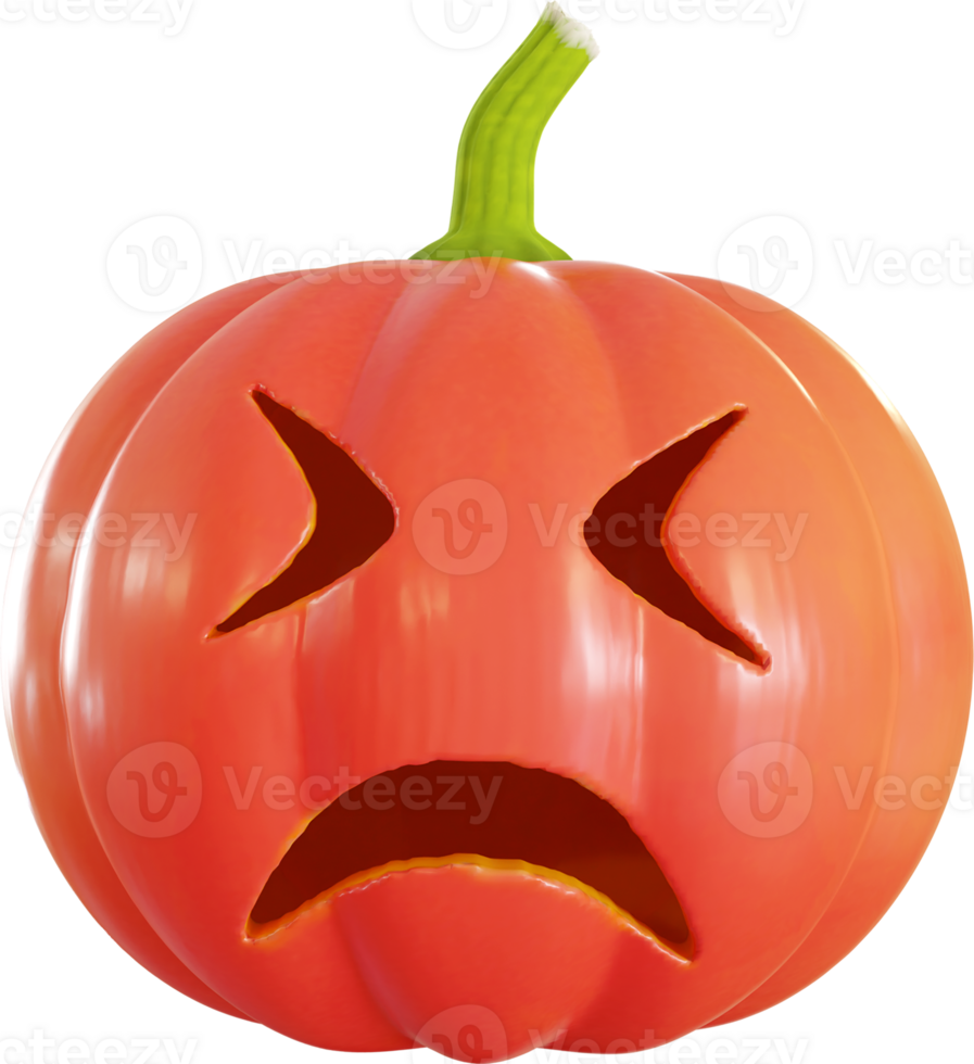 rood emoji pompoen gezicht png