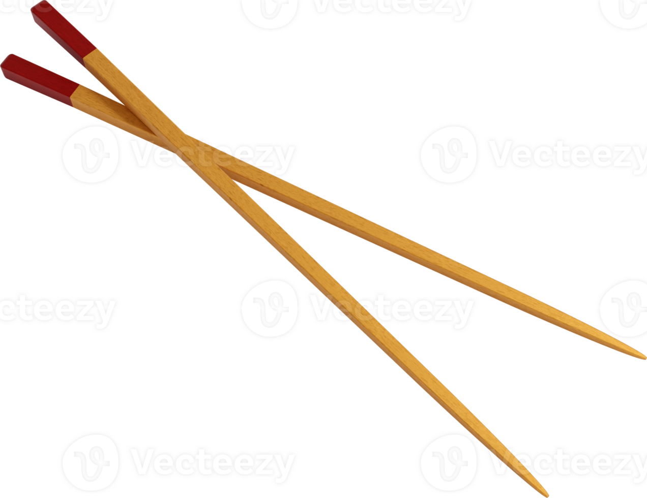 pair of gold wooden chopsticks png