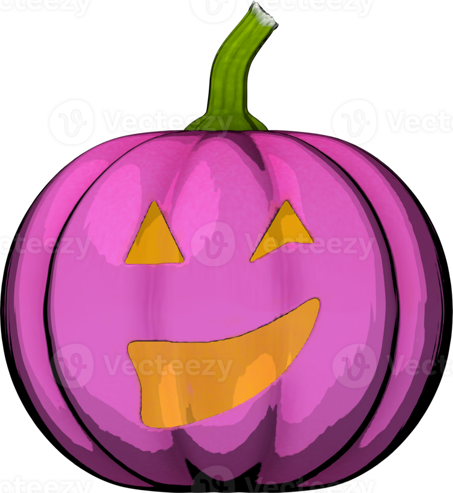 halloween pink pumpkin png