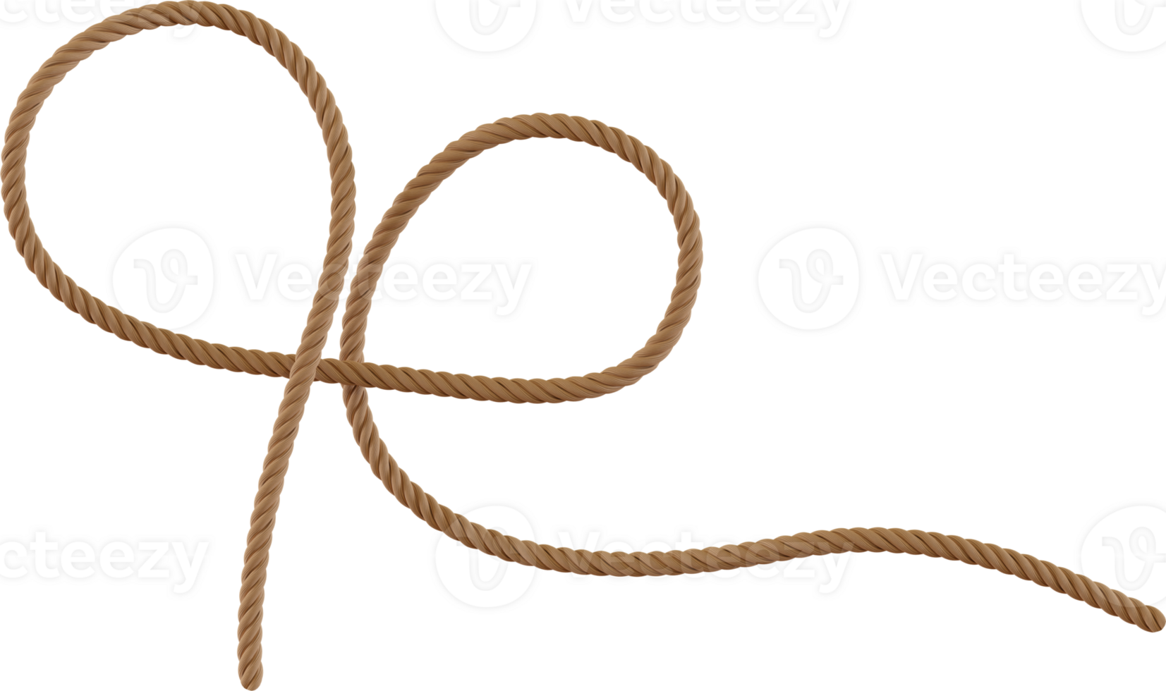 vintage brown rope png