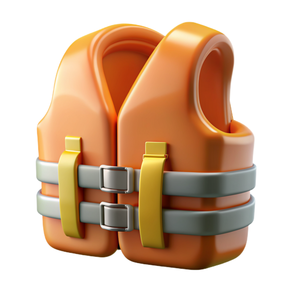 Life Jacket Vest 3d Render png