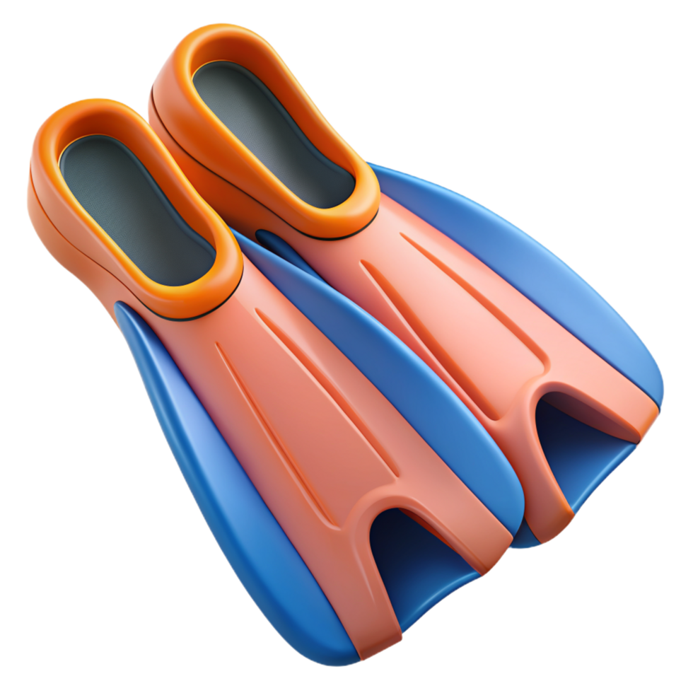 Diving Fins 3d Design png