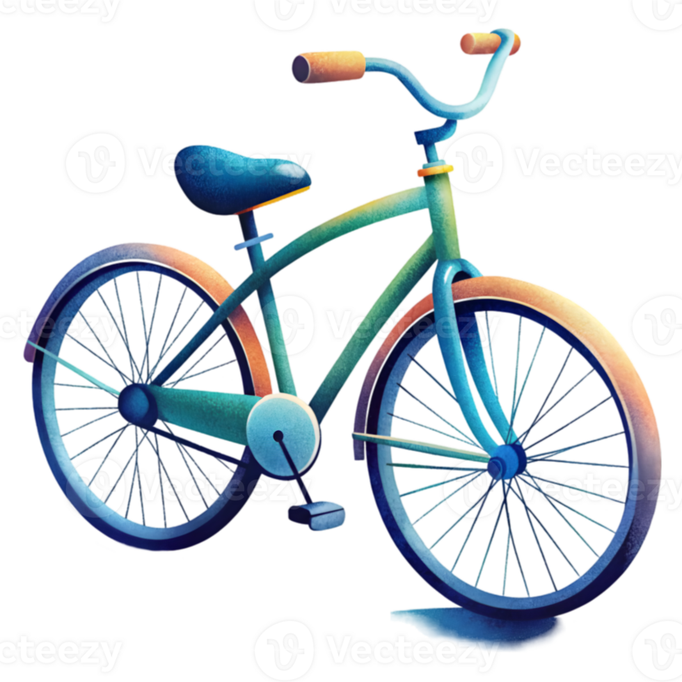 Bicycle - Isolated on Transparent Background png