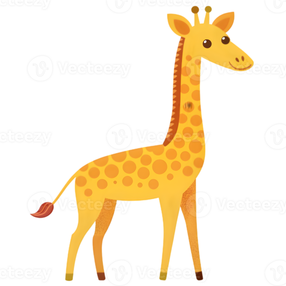 Giraffe - Isolated on Transparent Background png