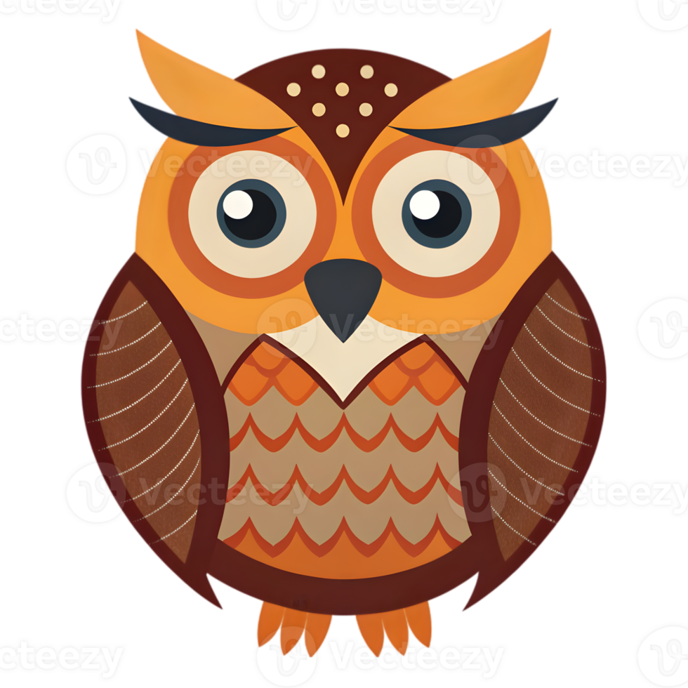 Owl - Isolated on Transparent Background png