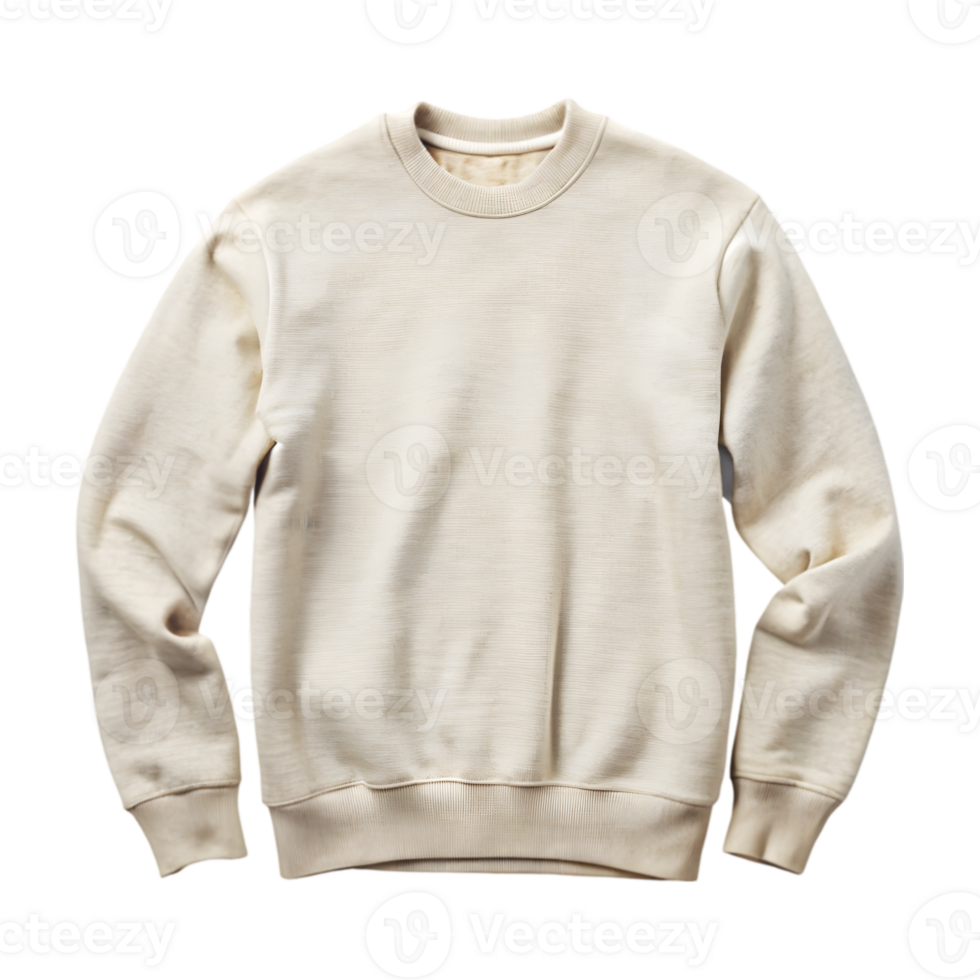 Natural Sweatshirt - Isolated on Transparent Background png