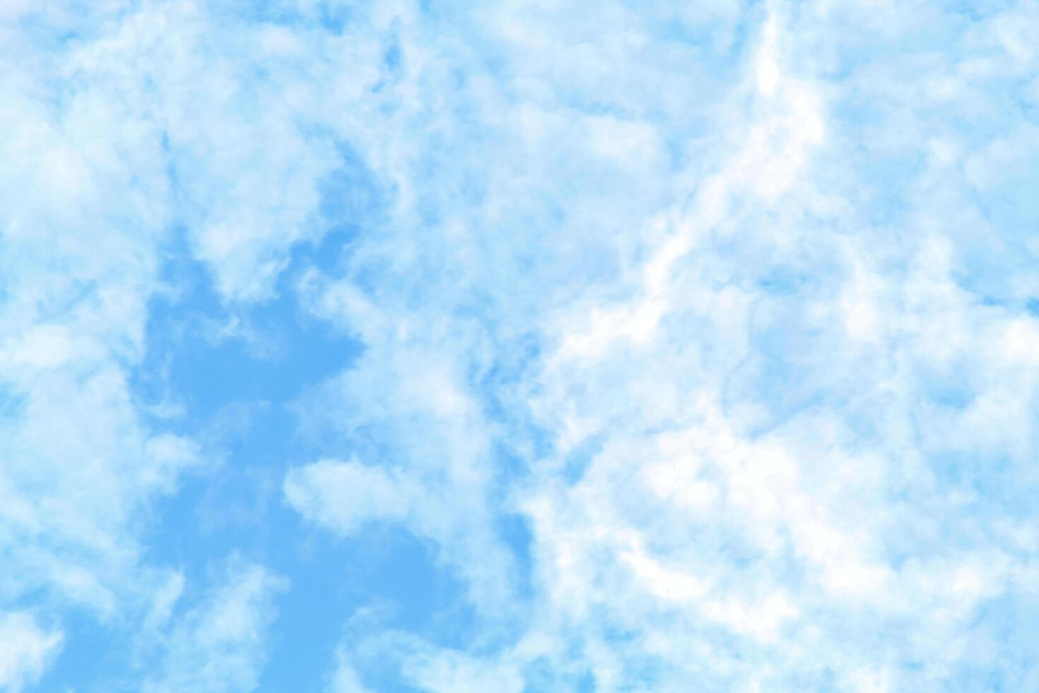 White clouds on blue sky, wallpaper and pattern background photo