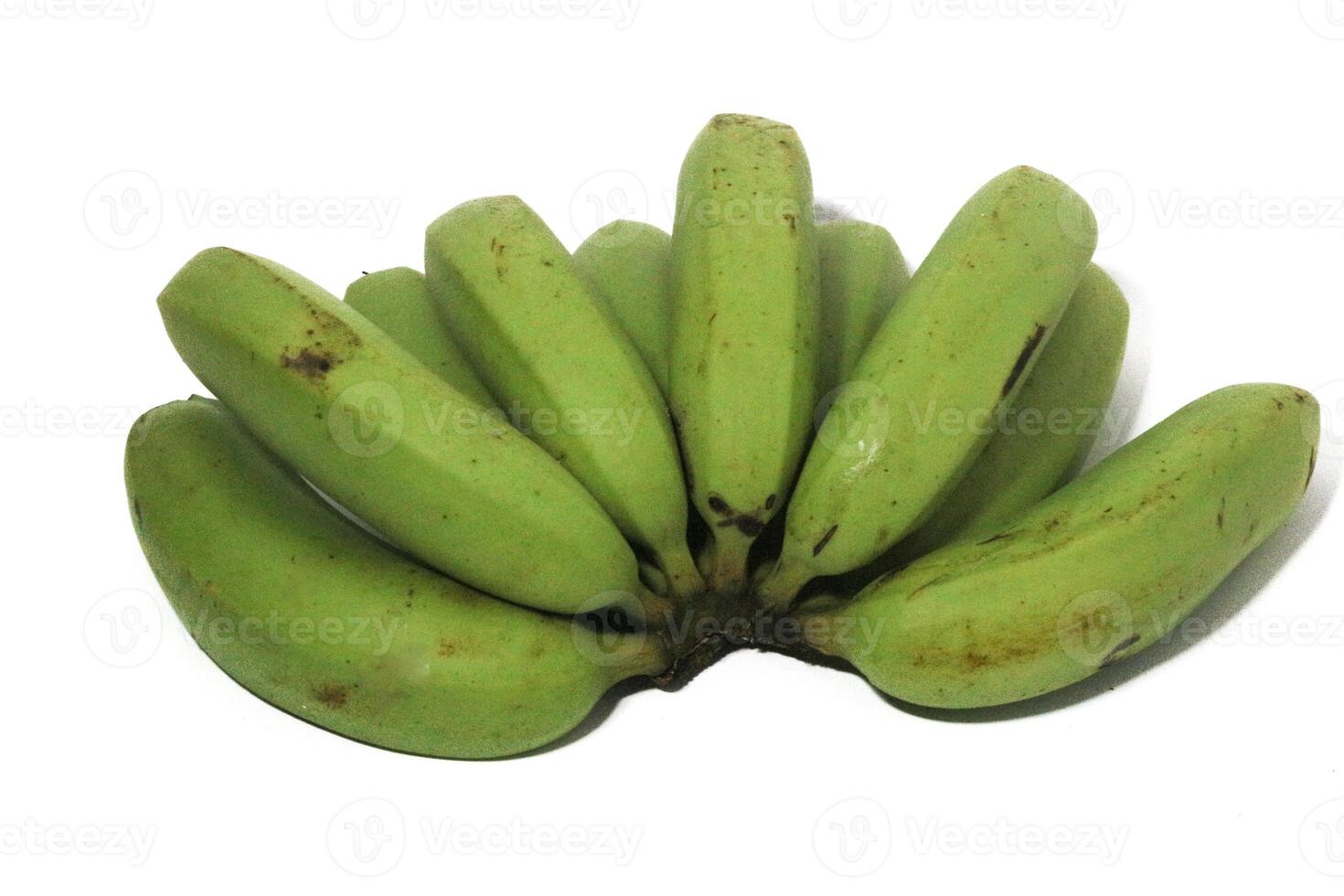 A green banana, after harvest, in a woven bamboo container, panen pisang cavendish, pisang ambon hijau, dari kebun, Ambon bananas, sweet, savory and a little sour, after harvest, rasanya manis gurih photo
