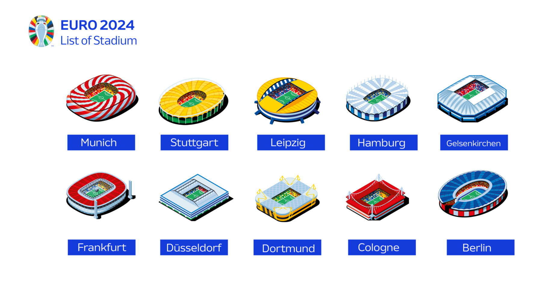 Uefa Tournament host stadium Germany png