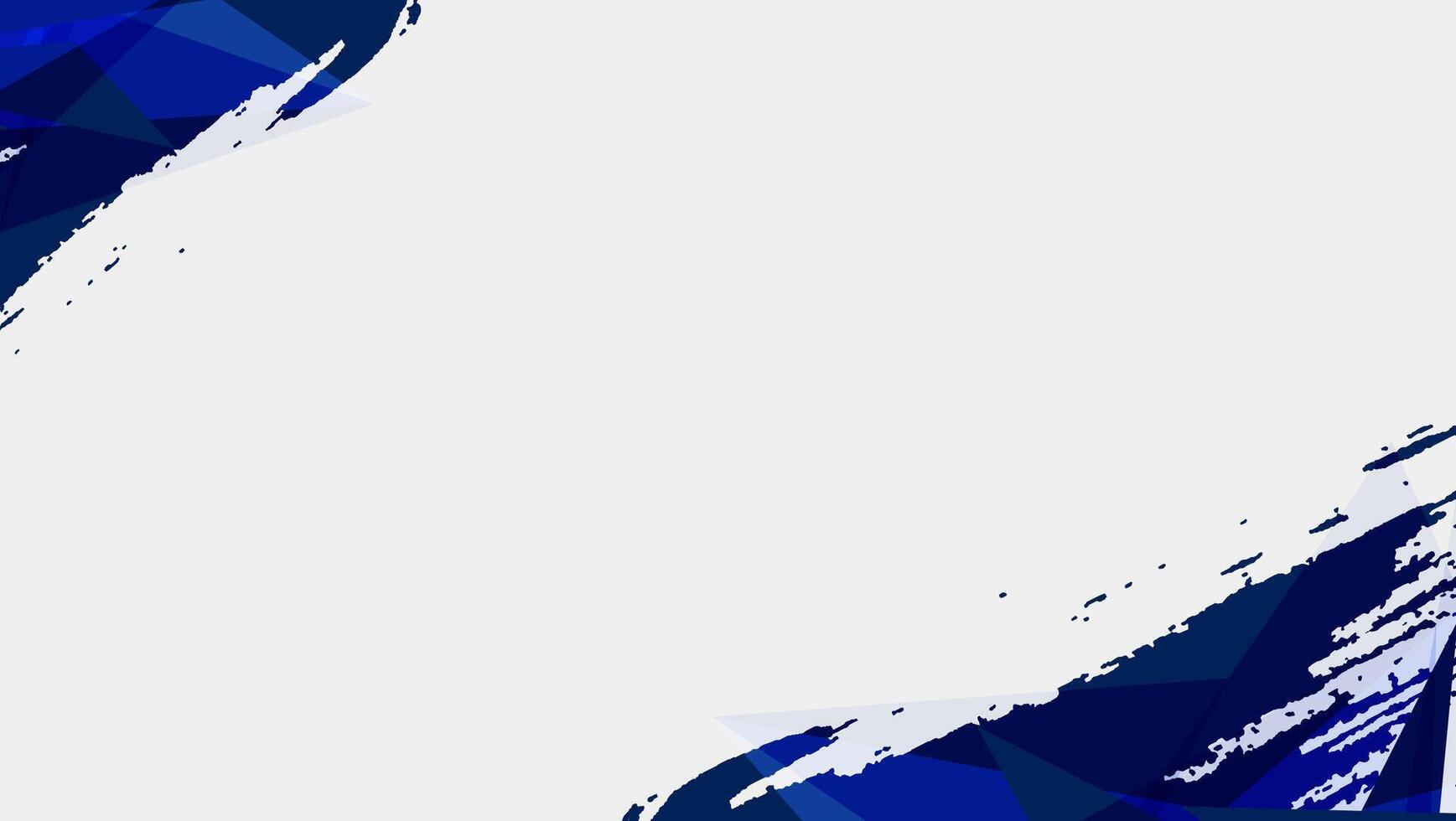 Modern geometric blue professional background vector