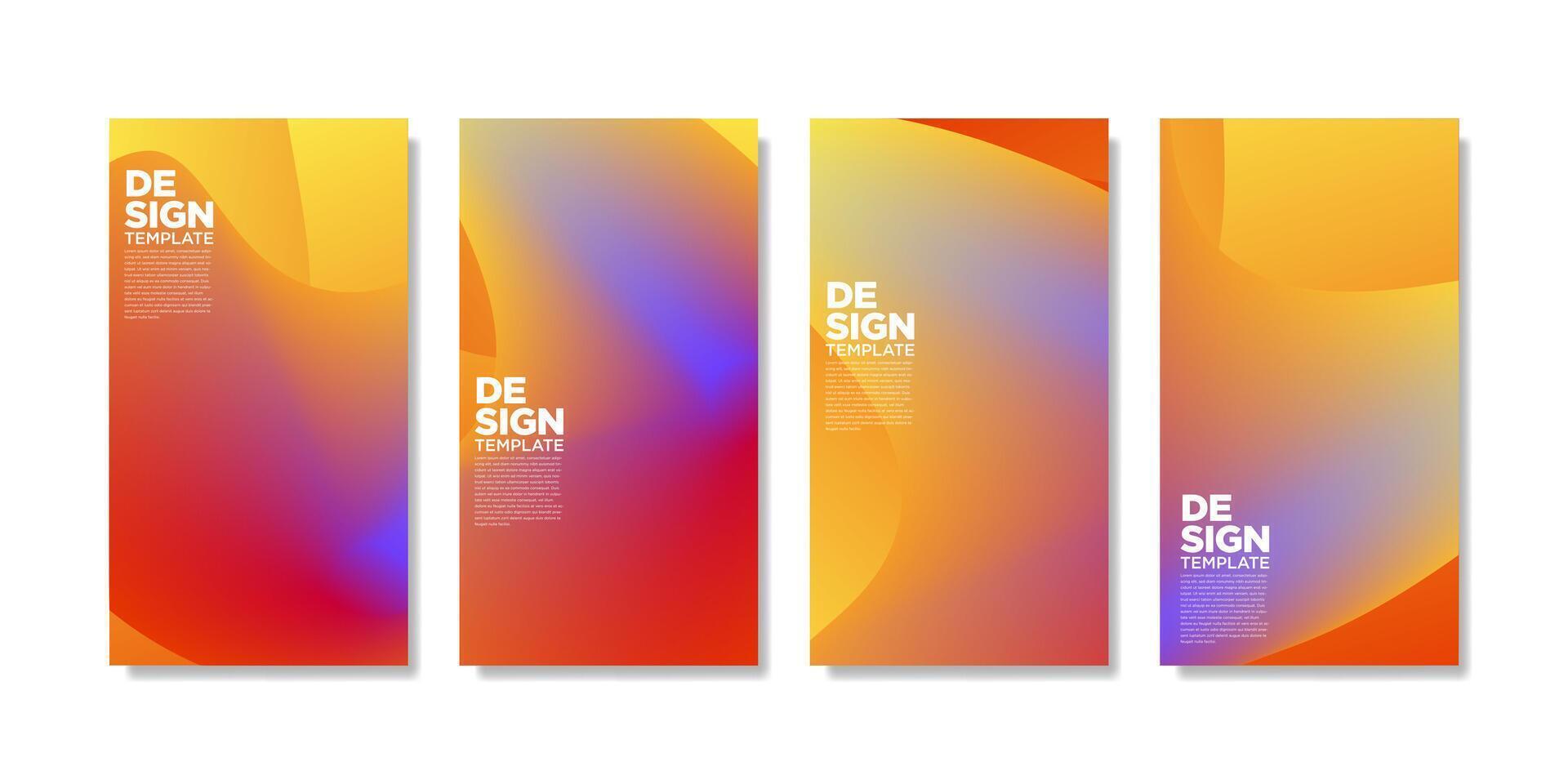 Collection of modern templates for business. Very suitable for banners, flyers, brochures, posters, post templates etc. vector