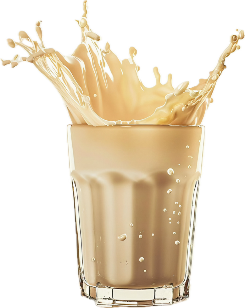 Splashing Glass of Milk. png