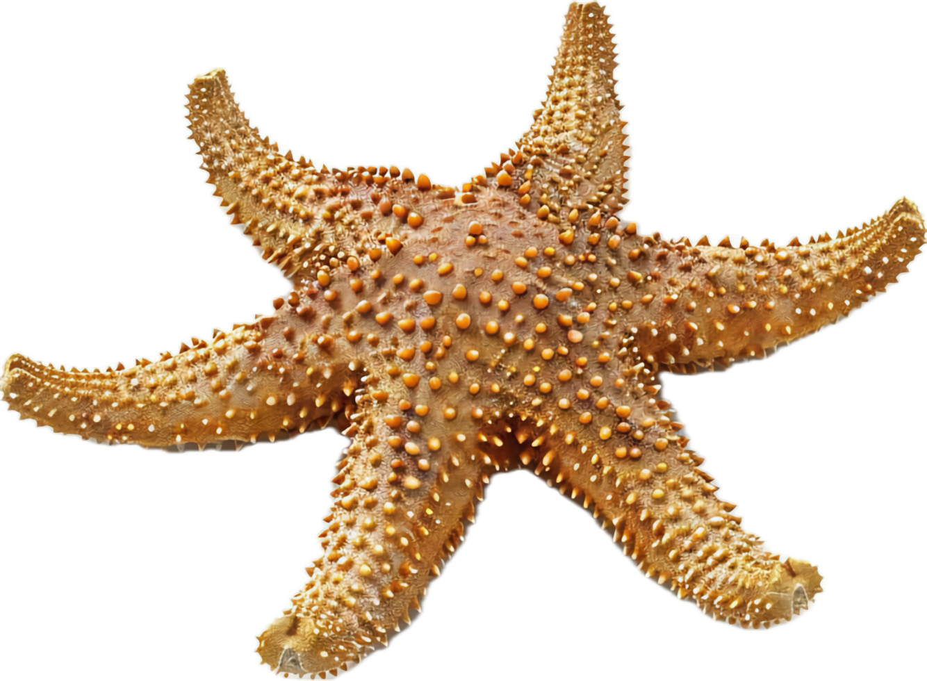 Close-up of a Spotted Starfish. png